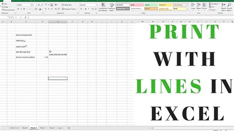 How to Print in Excel with Lines: A Comprehensive Guide to Mastering Spreadsheet Printing